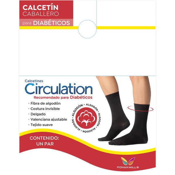 C8105 Men's Comfort Crew Diabetic Sock