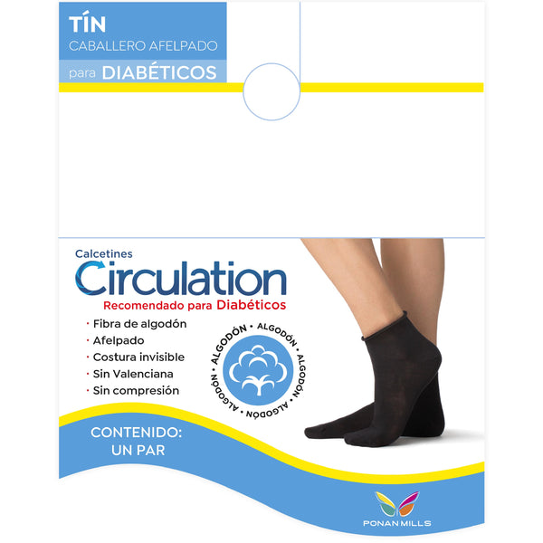 C8120 Men's Plush Ankle Diabetic Sock