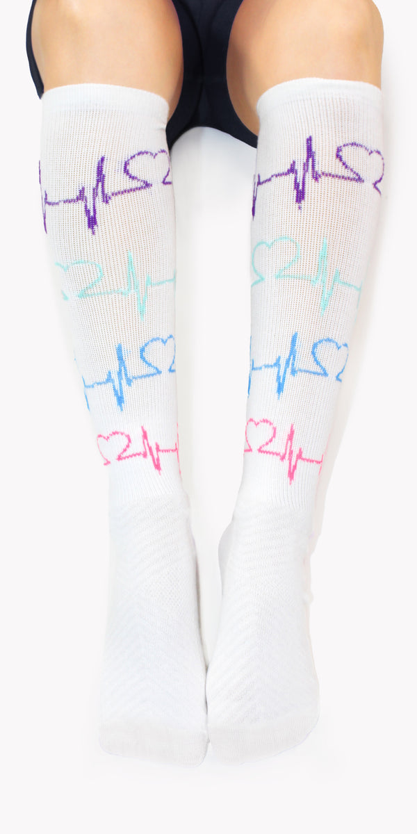 Happy Hearbeats - Women's Everyday Compression Socks (15-20mmHg)